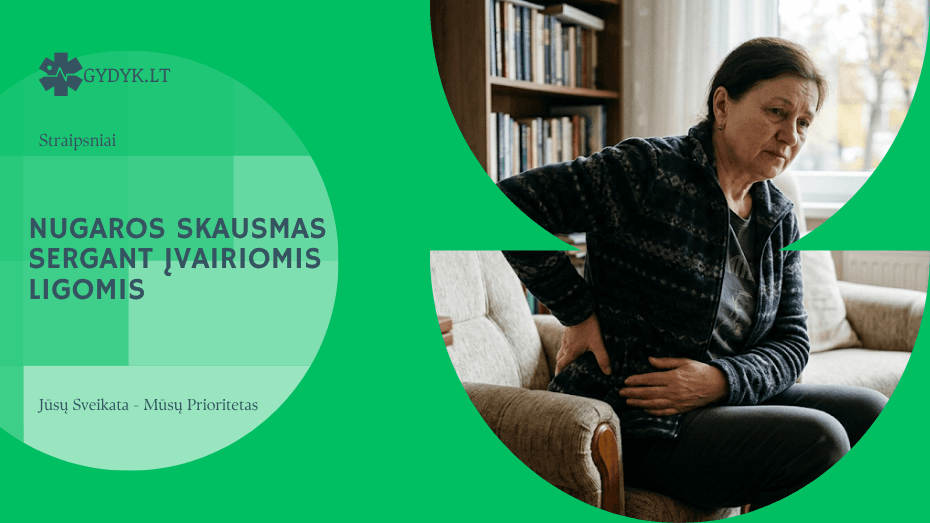 Nugaros skausmas sergant įvairiomis ligomis: kada tai raumenys, o kada verta sunerimti?