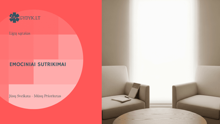 Iliustracija: Emociniai sutrikimai: priežastys, simptomai ir pagalba