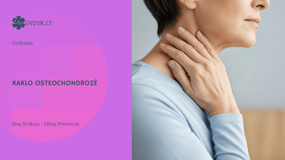 Iliustracija: Kaklo osteochondrozė: pratimai ir gydymas