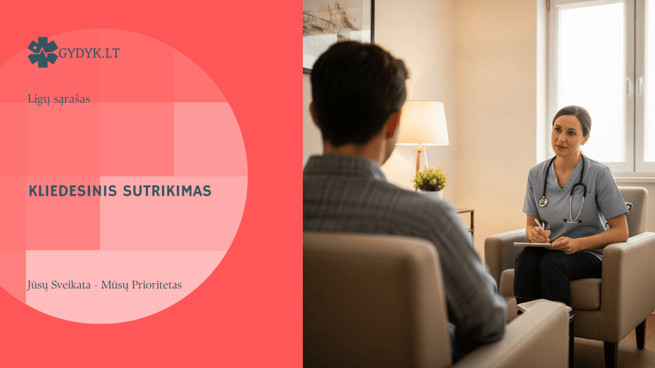 Iliustracija: Kliedesinis sutrikimas: simptomai, priežastys ir gydymas