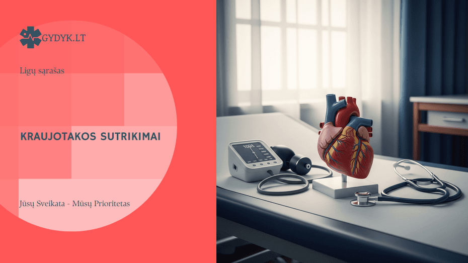 Iliustracija: Kraujotakos sutrikimai: simptomai, priežastys ir gydymas