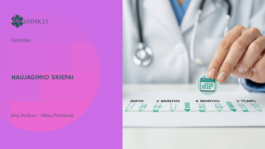 Iliustracija: Naujagimio skiepai: kalendorius ir svarbiausia informacija