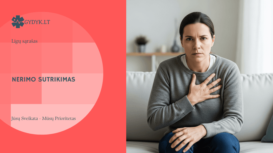 Iliustracija: Nerimo sutrikimas: simptomai, priežastys, gydymas ir prognozė