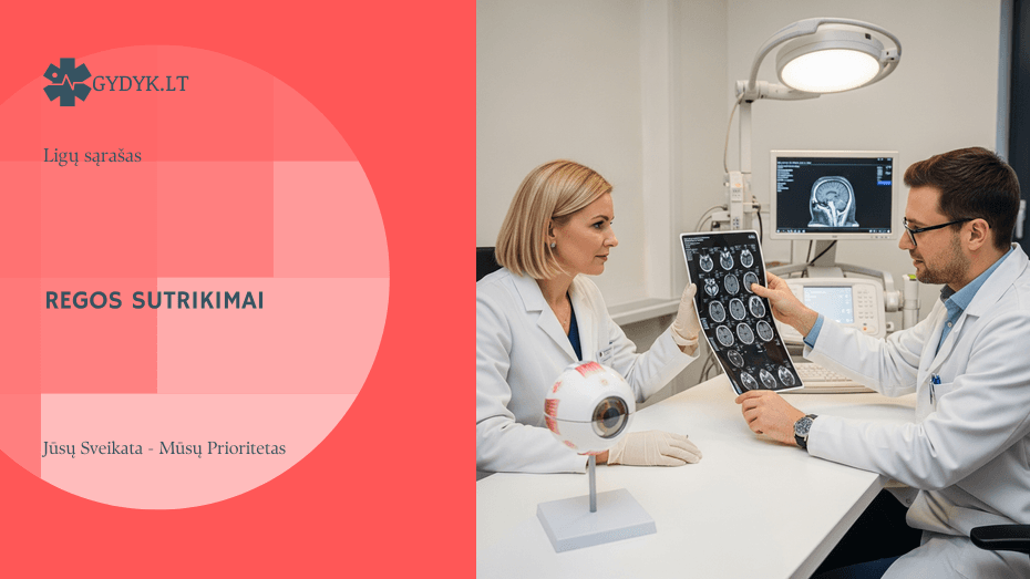 Iliustracija: Neurologiniai regos sutrikimai: priežastys, simptomai ir diagnostika