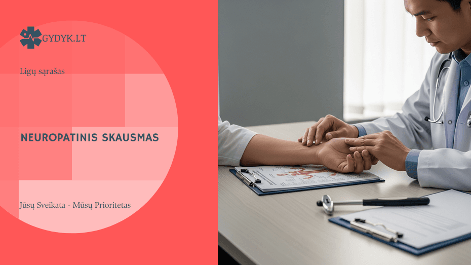 Iliustracija: Neuropatinis skausmas: simptomai, priežastys, diagnostika ir gydymas