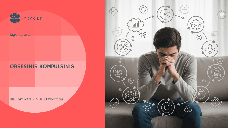 Iliustracija: Obsesinis kompulsinis sutrikimas: simptomai, gydymas, vaistai ir prognozė