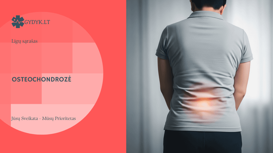 Iliustracija: Osteochondrozės stadijos, invalidumas ir vaistai