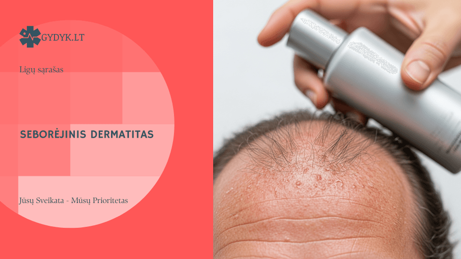 Iliustracija: Seborėjinis dermatitas: vaistai, šampūnai ir gydymas