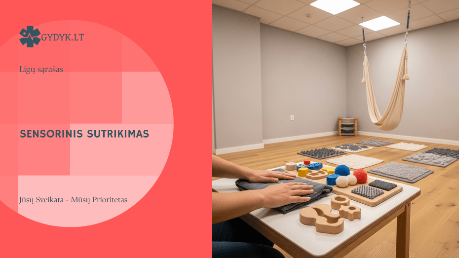 Iliustracija: Sensorinis sutrikimas: simptomai ir gydymas