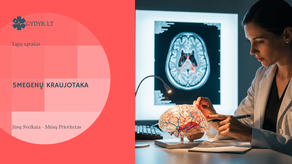 Iliustracija: Smegenų kraujotakos sutrikimai: simptomai, priežastys ir gydymas