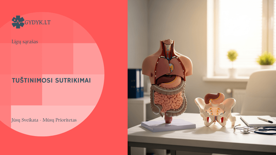 Iliustracija: Tuštinimosi sutrikimai: priežastys, simptomai ir gydymas