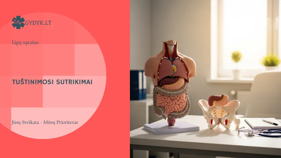 Iliustracija: Tuštinimosi sutrikimai: priežastys, simptomai ir gydymas