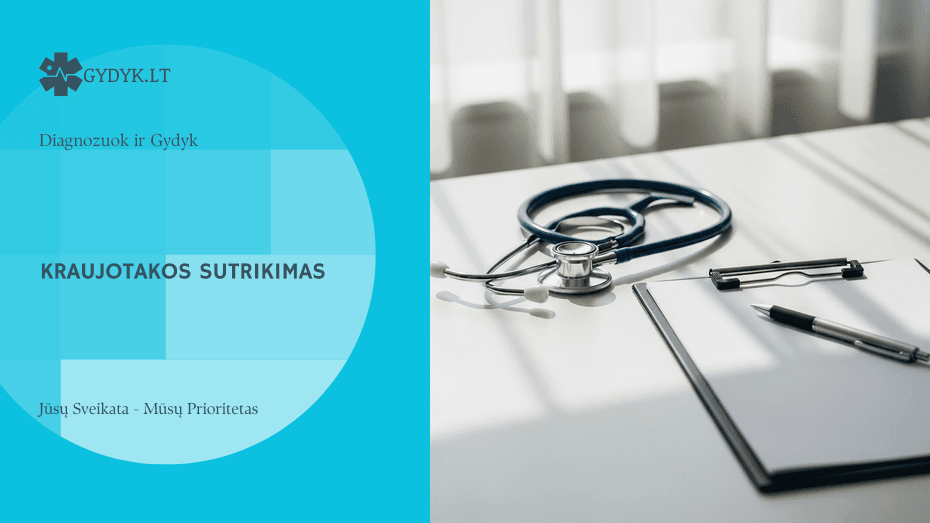 Iliustracija: Ūmus kraujotakos sutrikimas: simptomai ir skubi pagalba