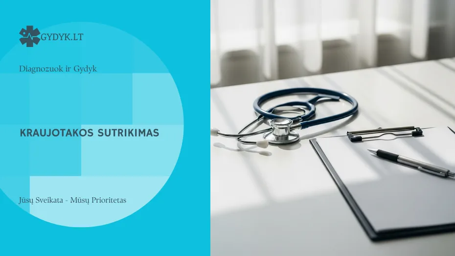 Iliustracija: Ūmus kraujotakos sutrikimas: simptomai ir skubi pagalba