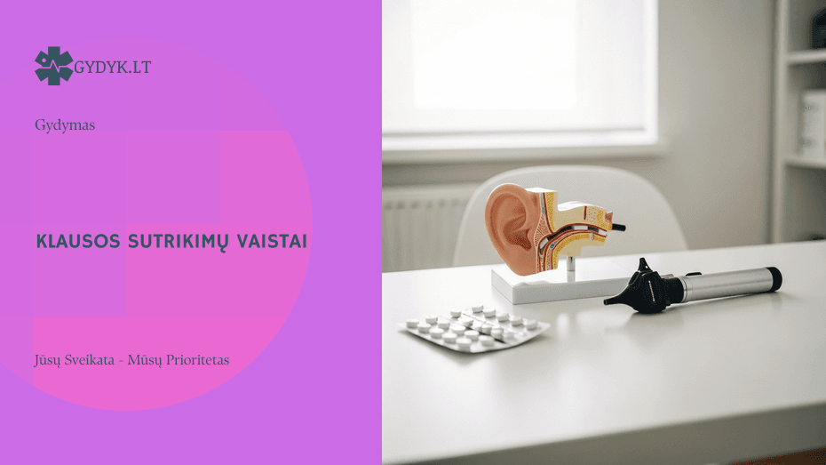 Iliustracija: Vaistai nuo klausos sutrikimų: kada jie skiriami ir kiek veiksmingi?