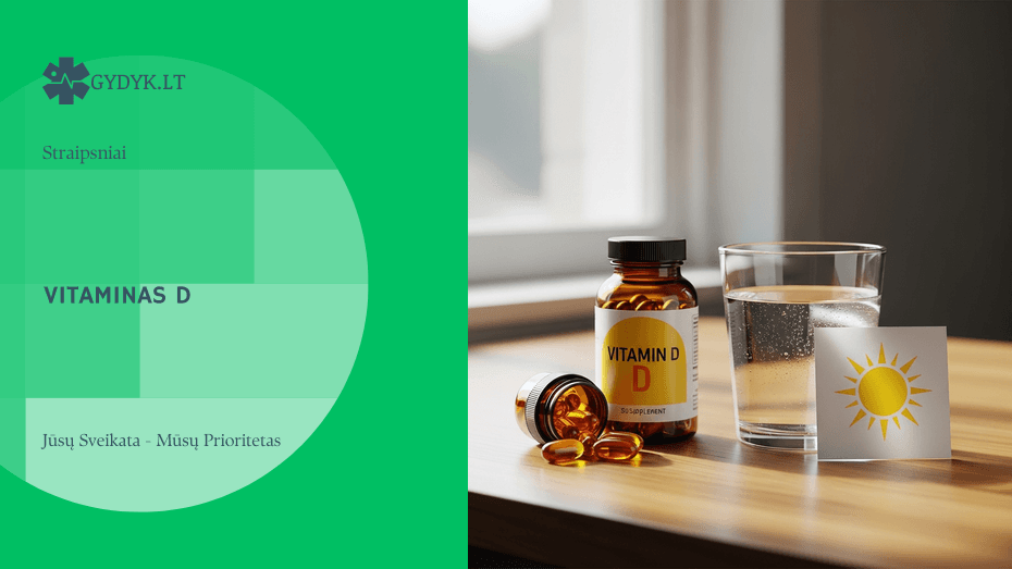 Iliustracija: Vitaminas D: trūkumo simptomai, normos ir kaip papildyti